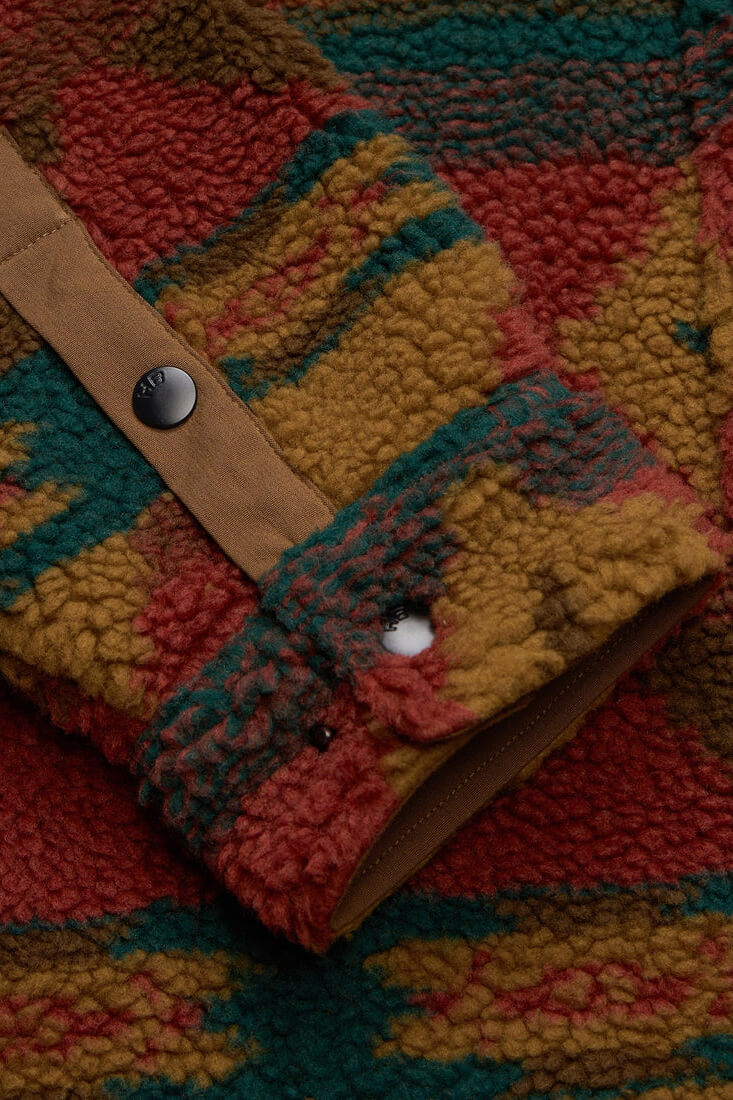 Howler Bros Allegheny Fleece in mitla motif brick