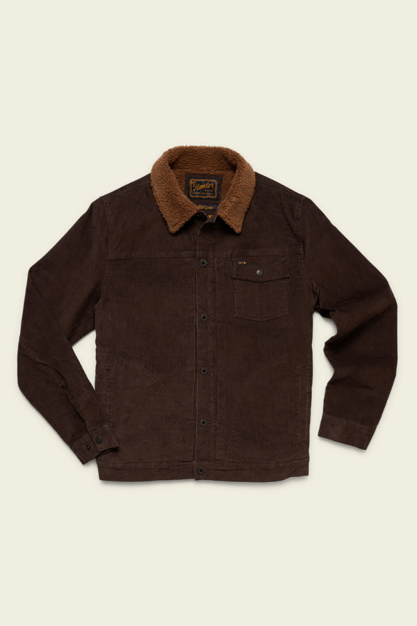 Howler Bros Fuzzy Depot Jacket in bark