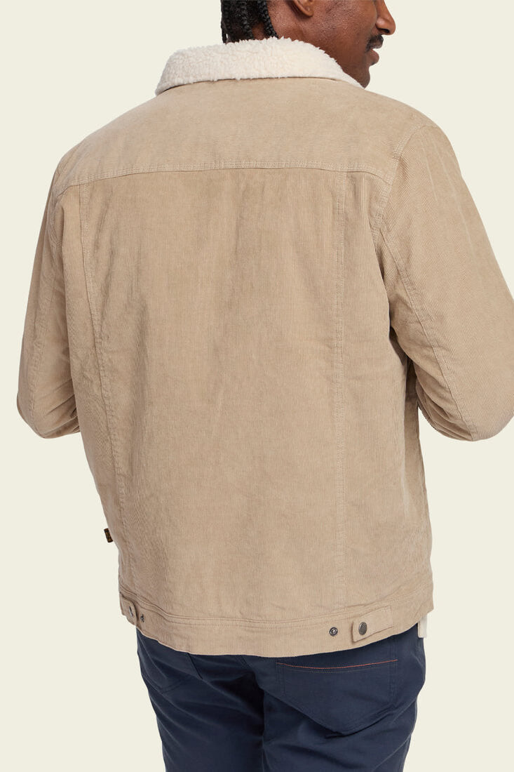 Howler Bros Fuzzy depot jacket in putty