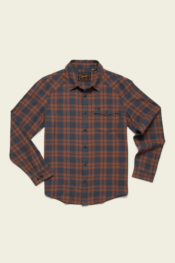 Howler Bros La Grange Flannel in Cohen Plaid Stargazer