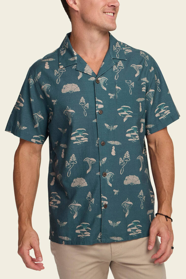 Howler Bros Monohola Shirt in floating fungi stargazer