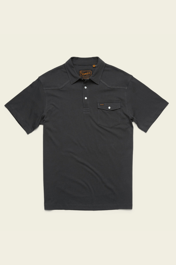 Howler Bros Ranchero Polo in antique black