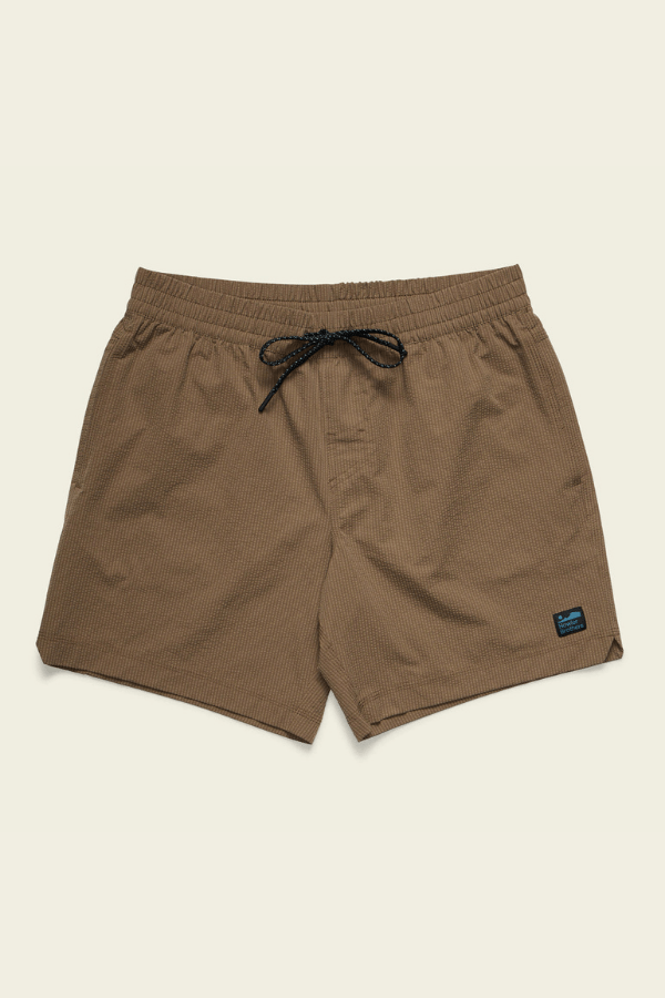 Howler Bros Salado shorts in seersucker morel