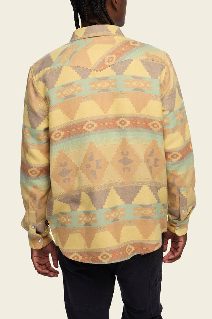 Howler Bros Sheridan Flannel in old gold