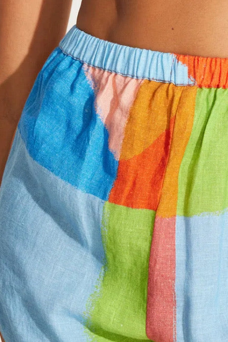 Playa Linen Oversized Shirt Dress - Kariella