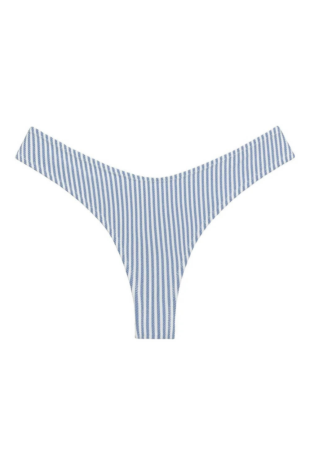 Montce lulu zig ag stitch bikini bottom in blue stripe