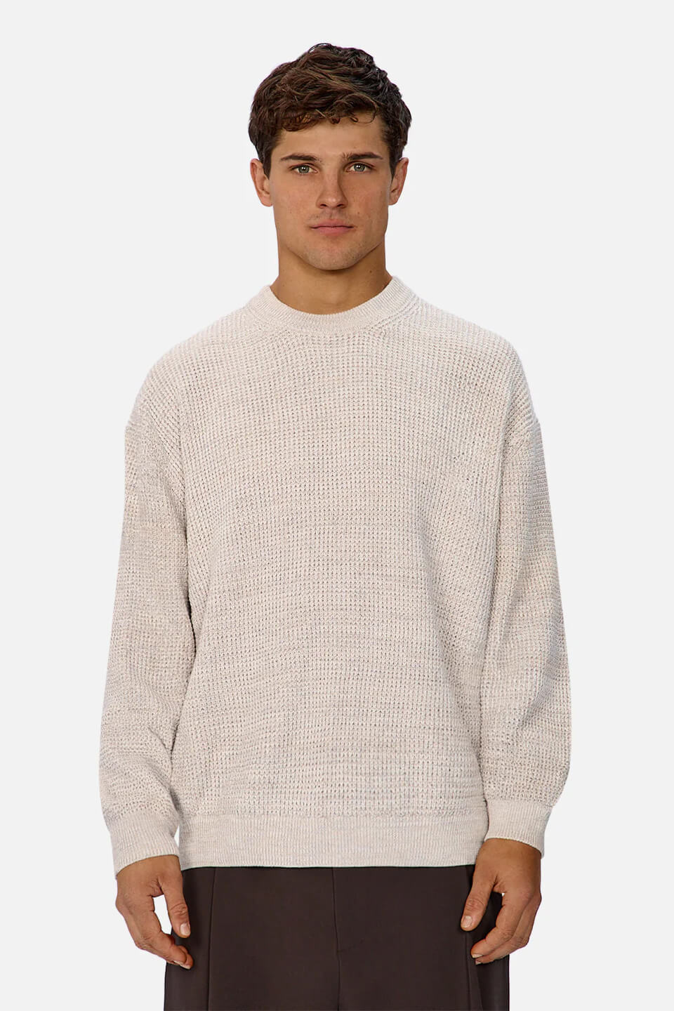 INDUSTRIE Greenwood Knit in stone marle