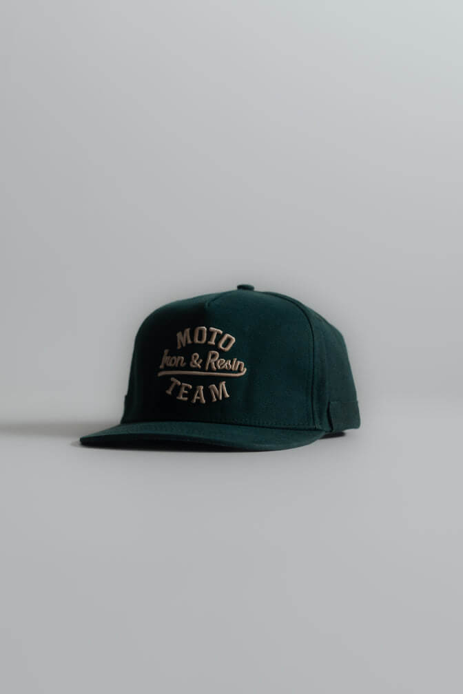 Iron & Resin Moto Team Hat in green