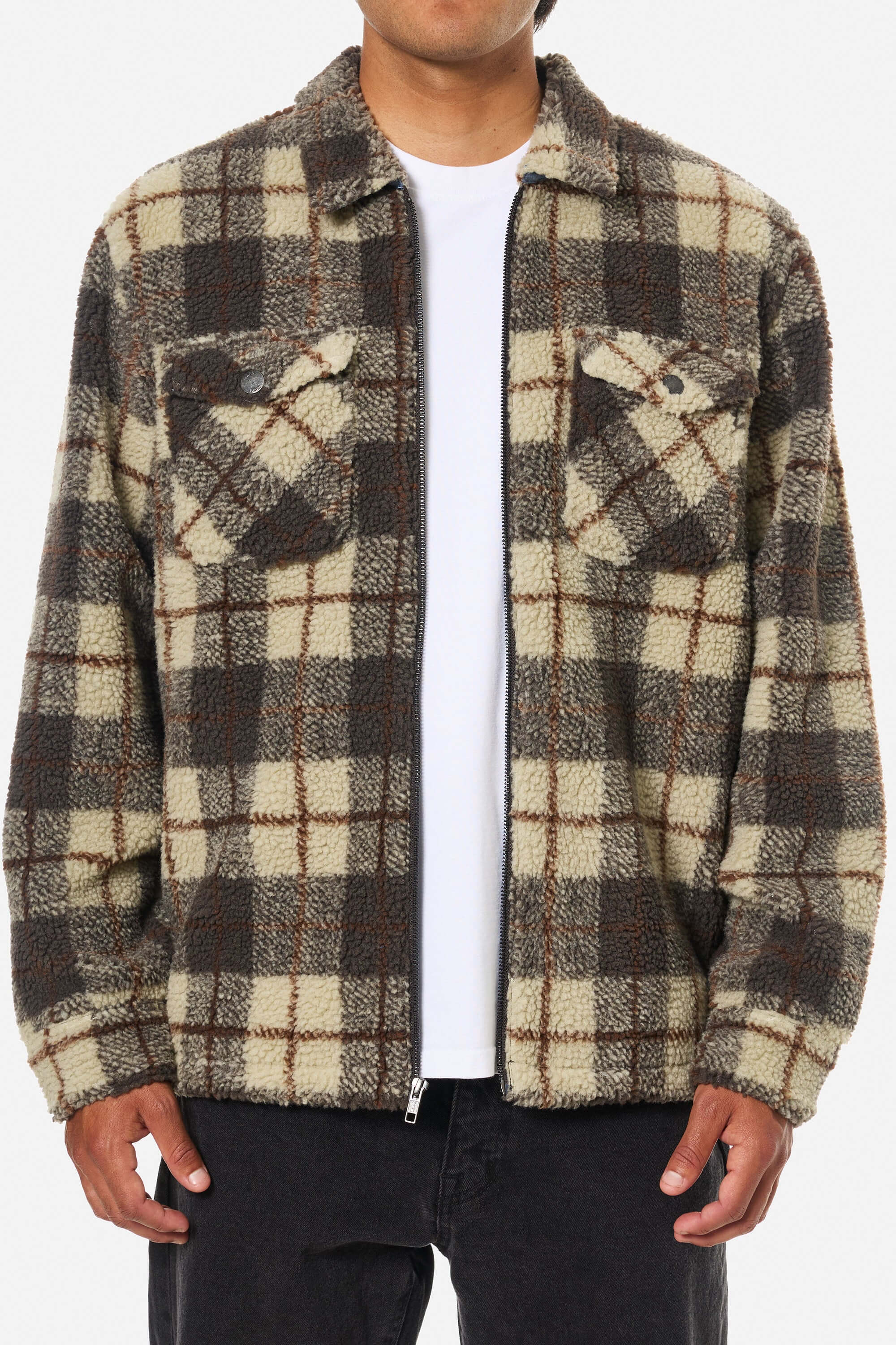 Katin Anderson Sherpa Jacket in gravel