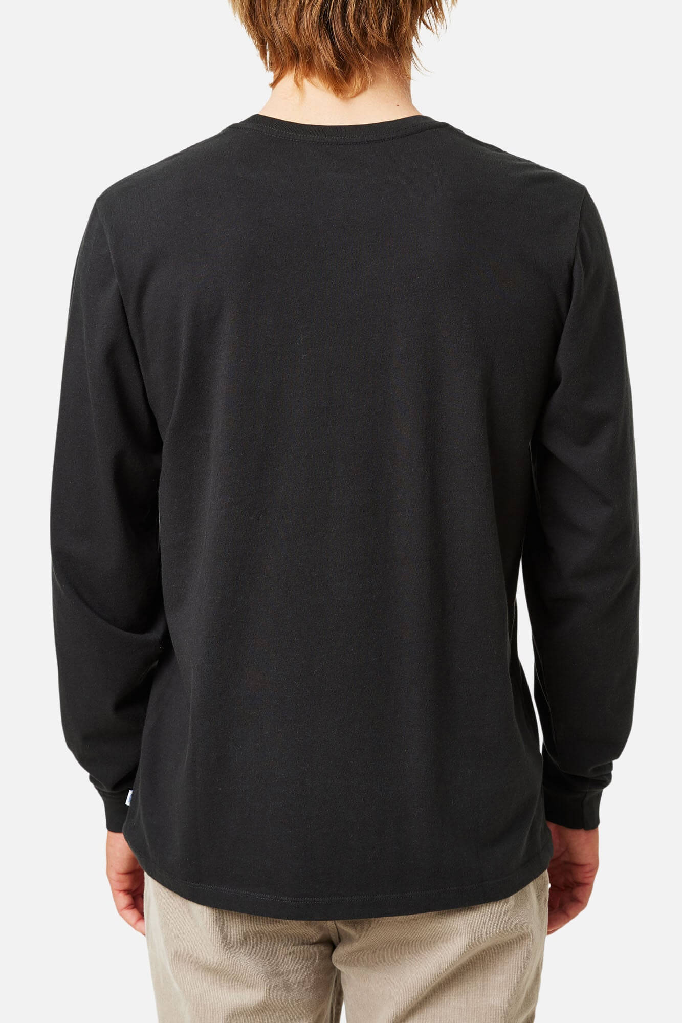 Katin Base Long Sleeve Tee in black wash