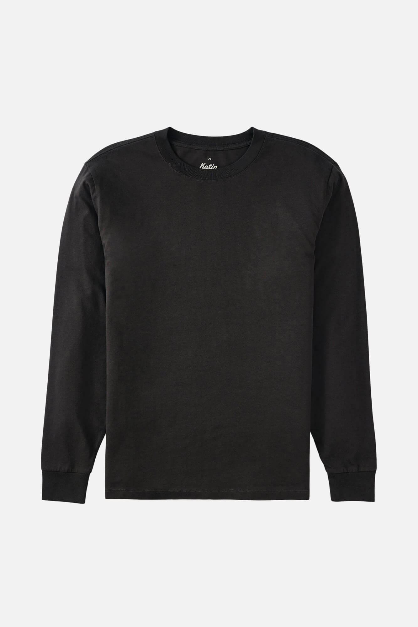 Katin Base Long Sleeve Tee in black wash