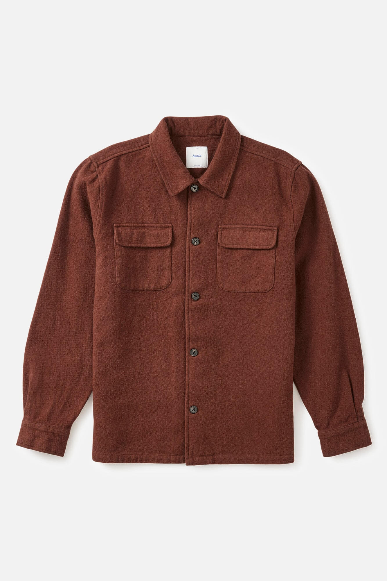 Katin Shiloh Flannel in mahogany
