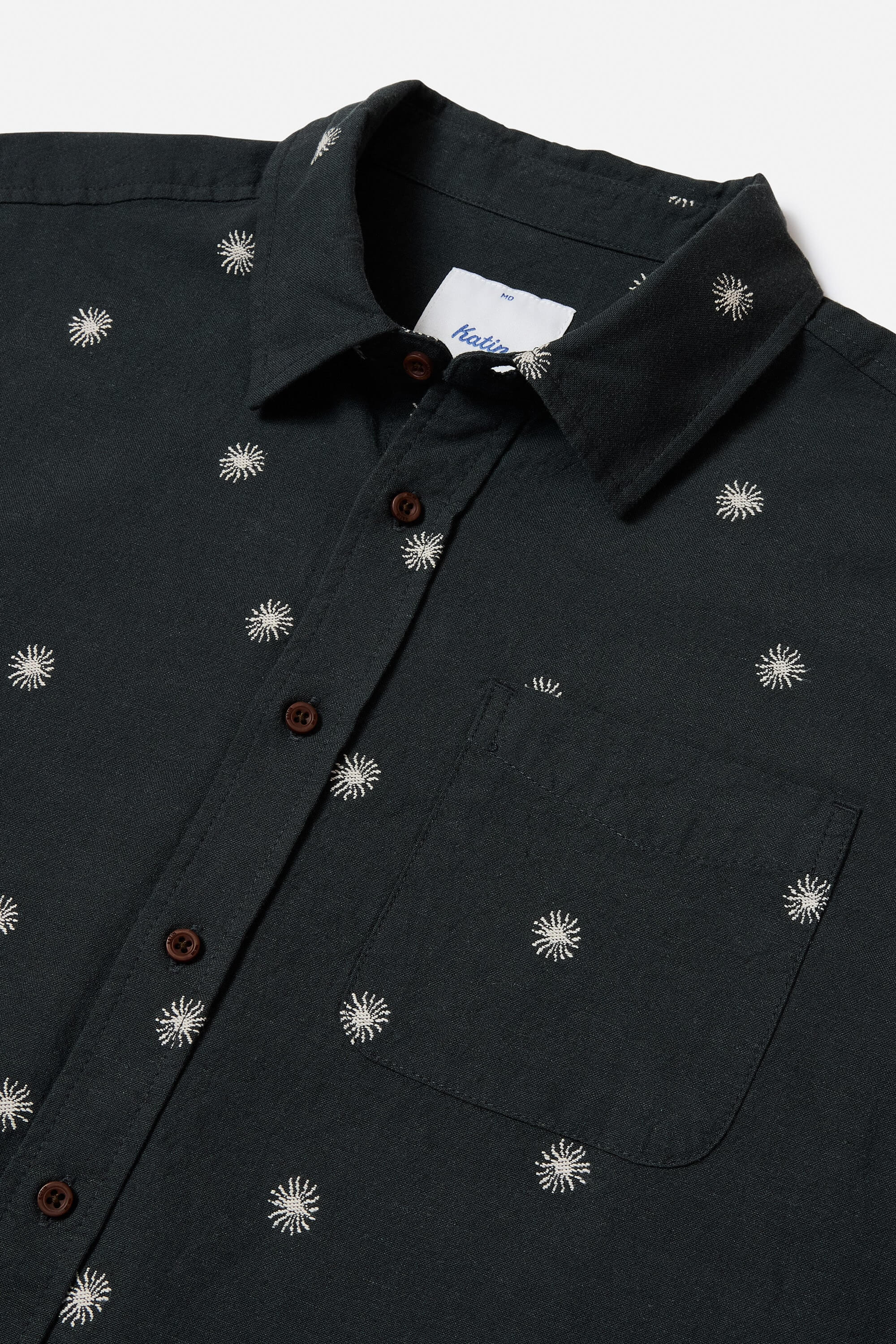 Katin shine shirt in black wash