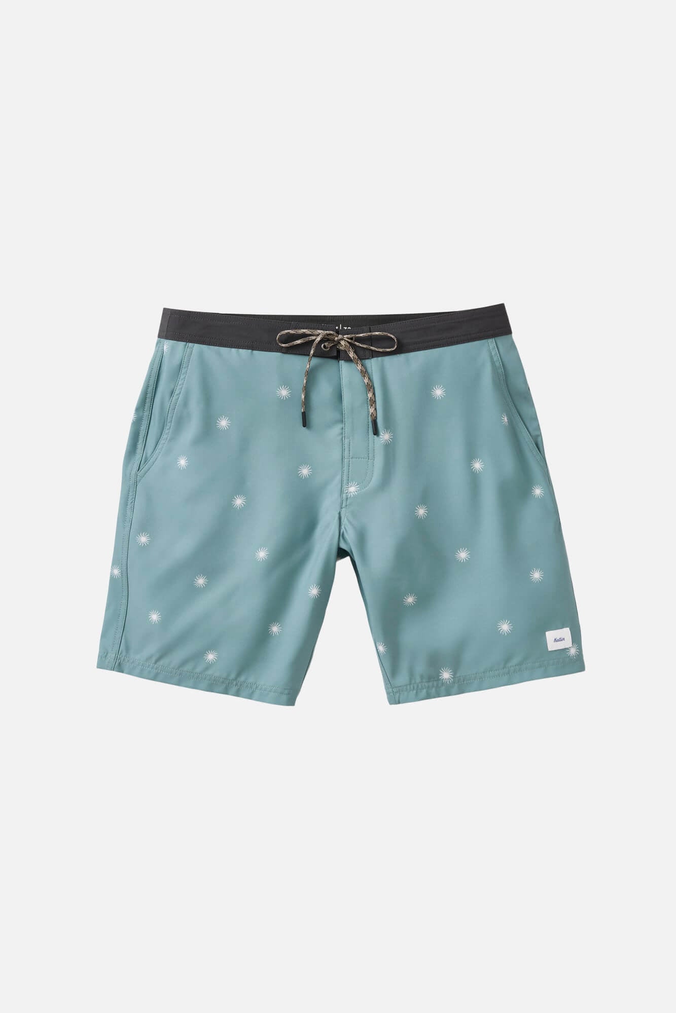 Katin shine surf trunk in aloe green