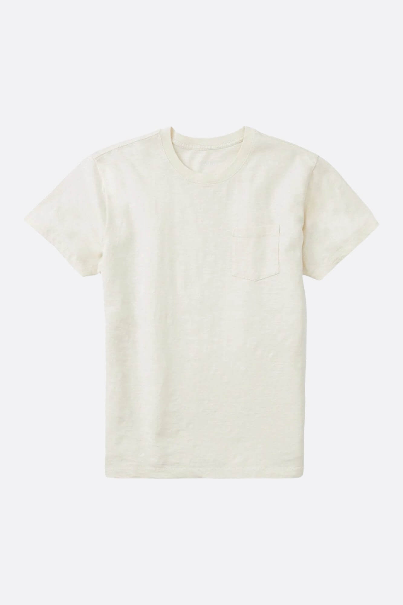 Katin slub base tee in vintage white