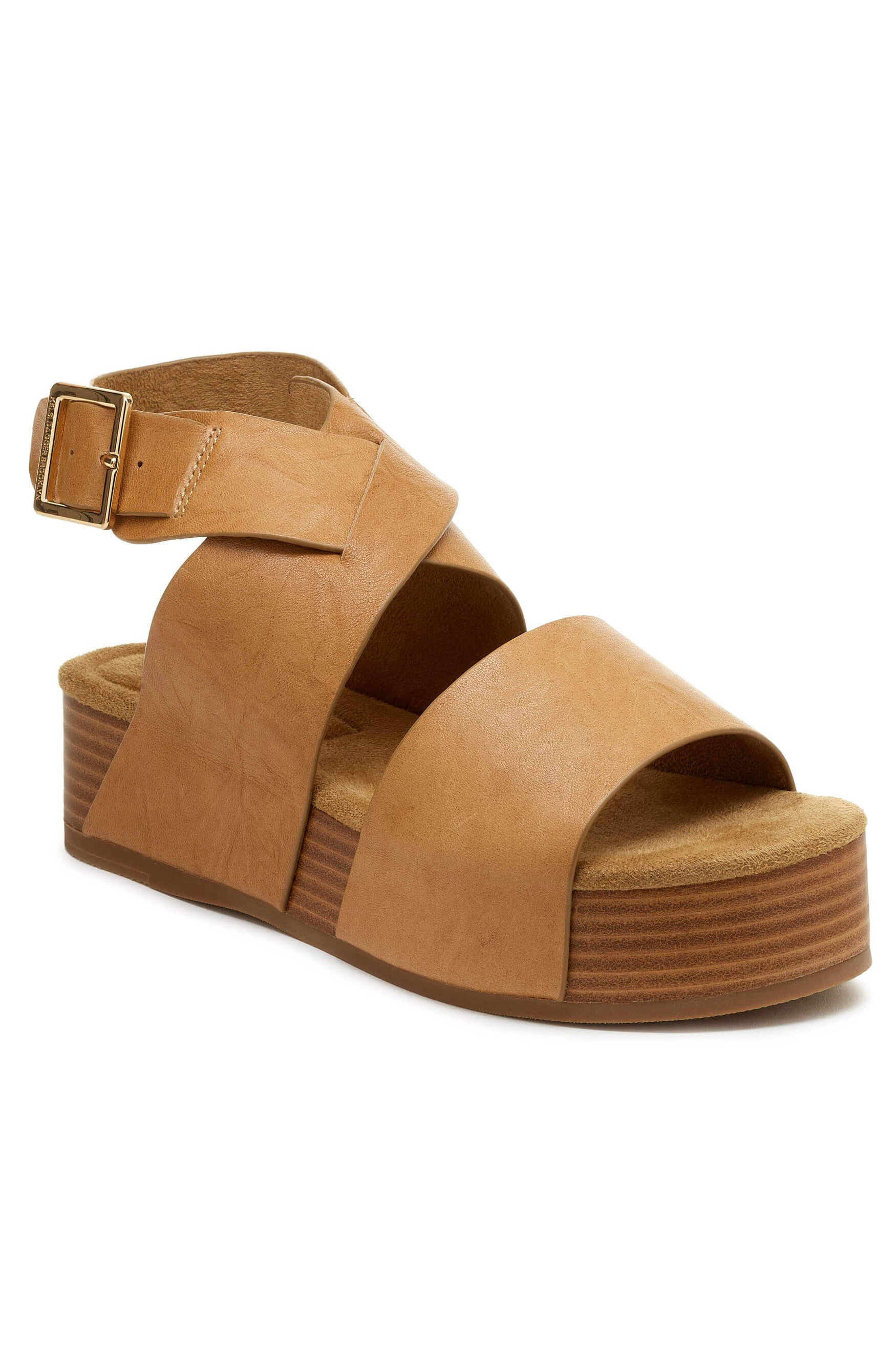 Kelsi Dagger Dunes ankle platform sandal in tan