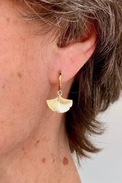 Gingko earrings by Ma Cocotte