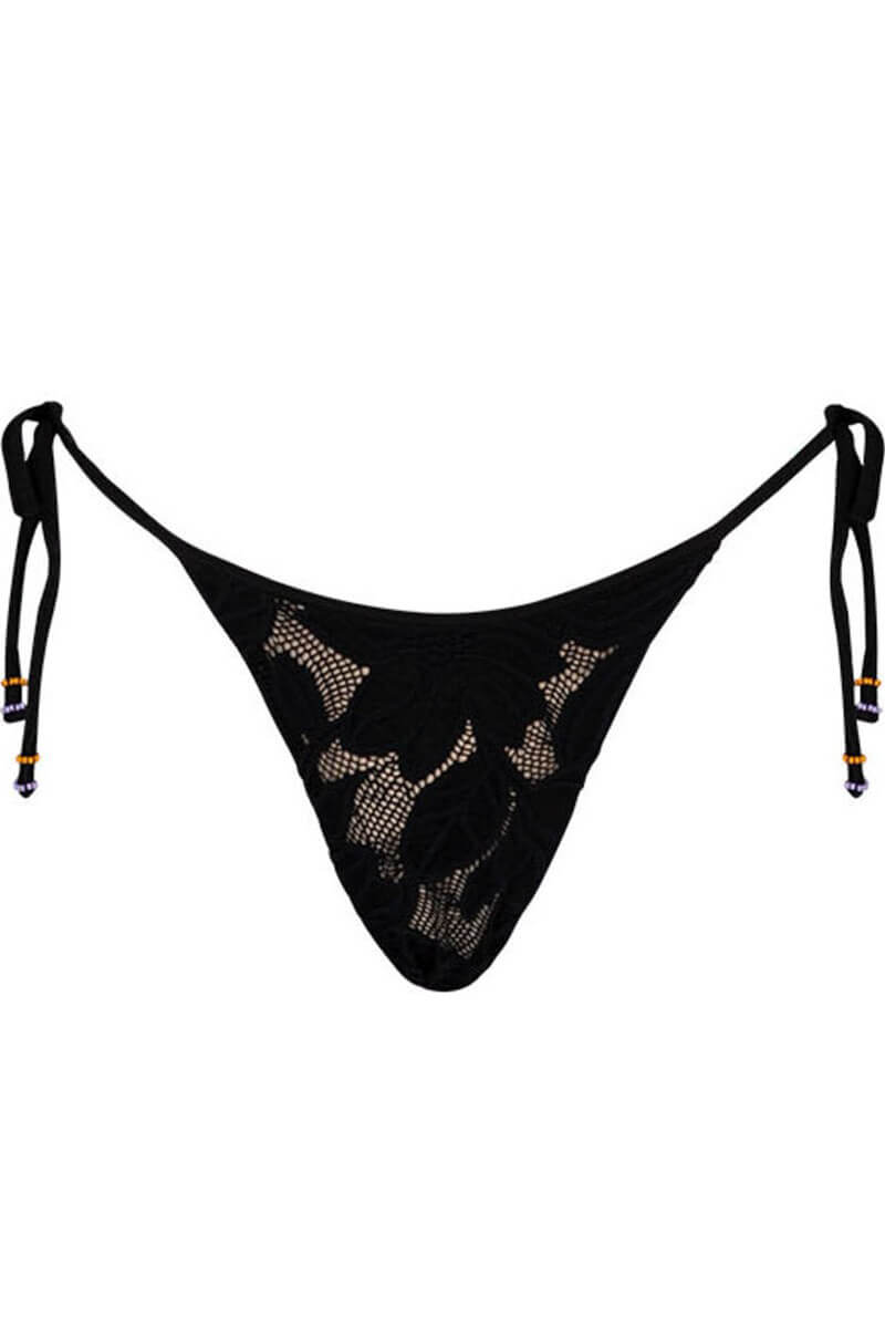 Maaji tulum side tie bottom in midnight bouquet