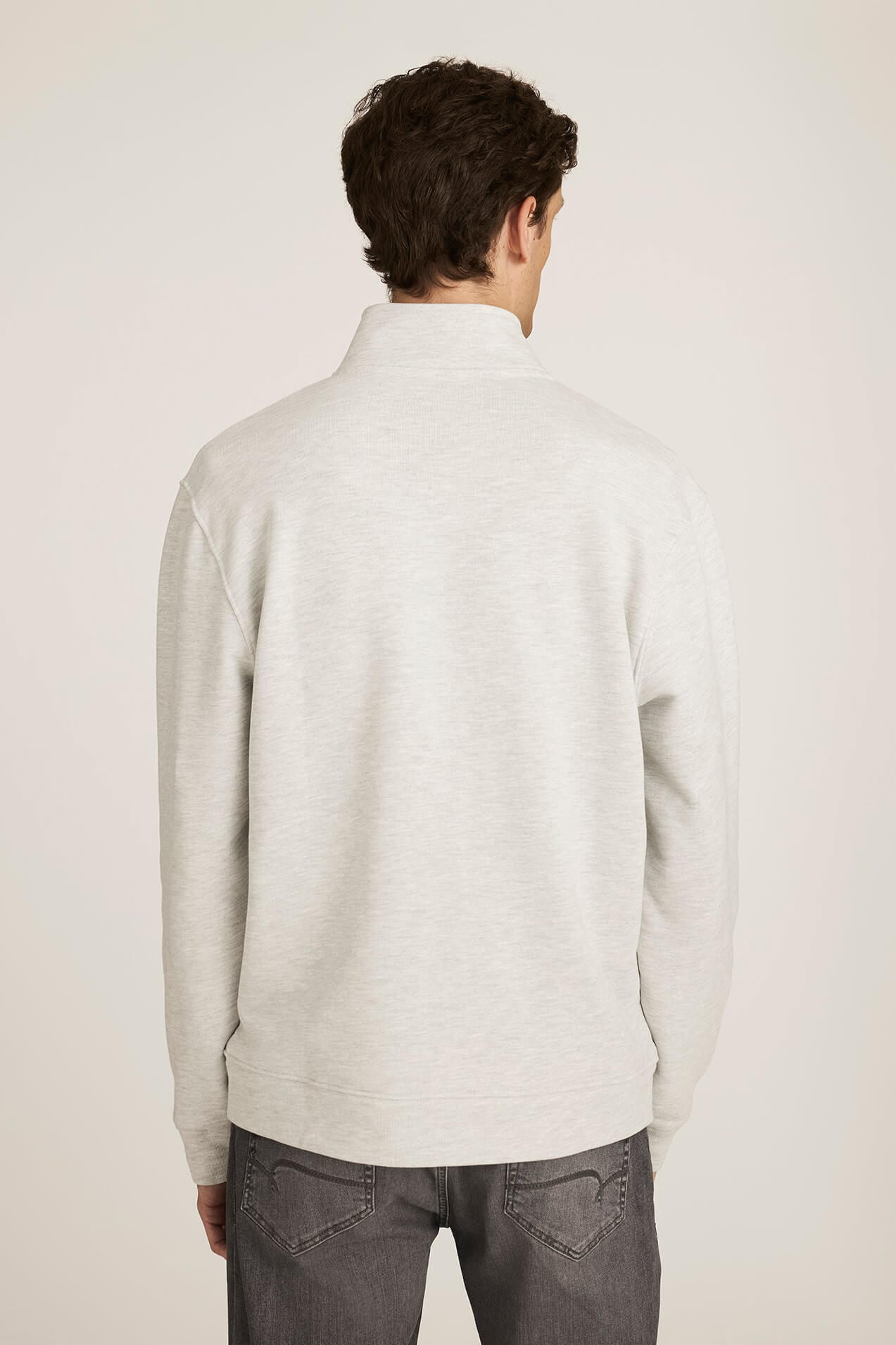 Mavi Full Zip Sweatshirt in kar melange