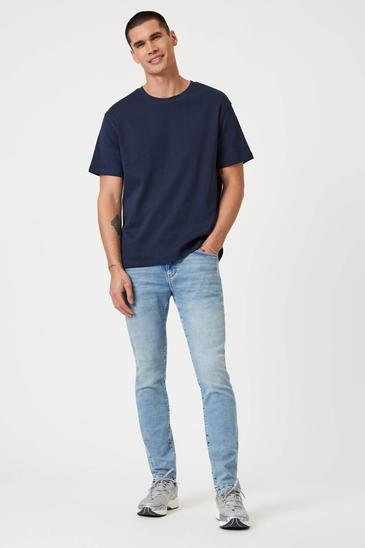 Mavi Jake Jeans in light feather blue