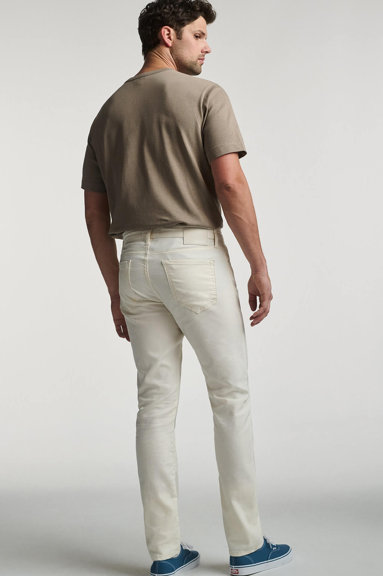 Mavi Jeans Jake linen slim leg in off white