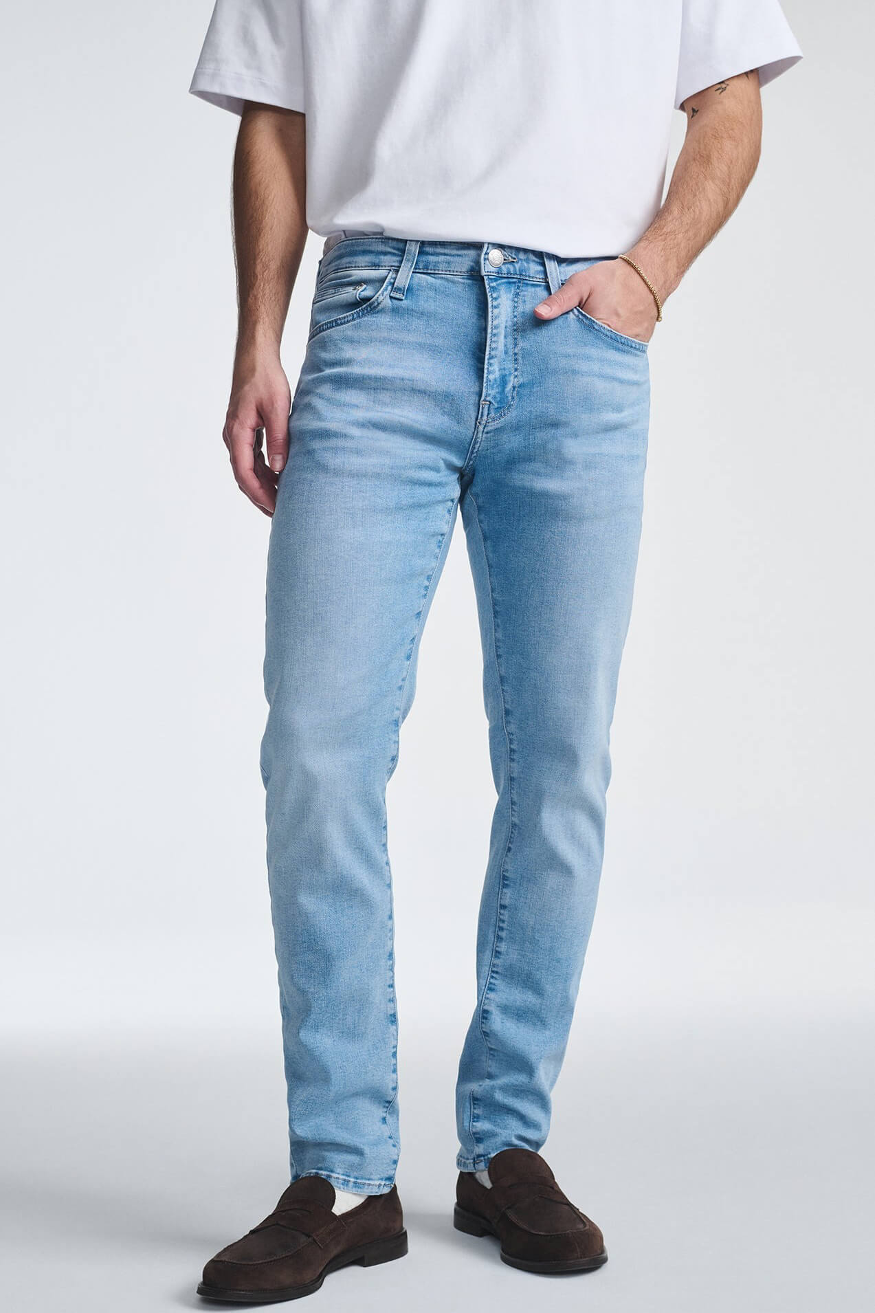 Mavi Jeans marcus slim straight in aqua feather blue