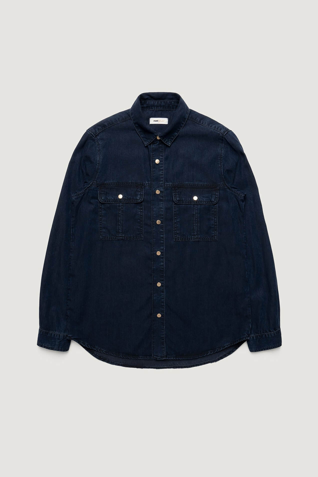 Mavi Jeans Nia Denim Shirt in ink gold premium