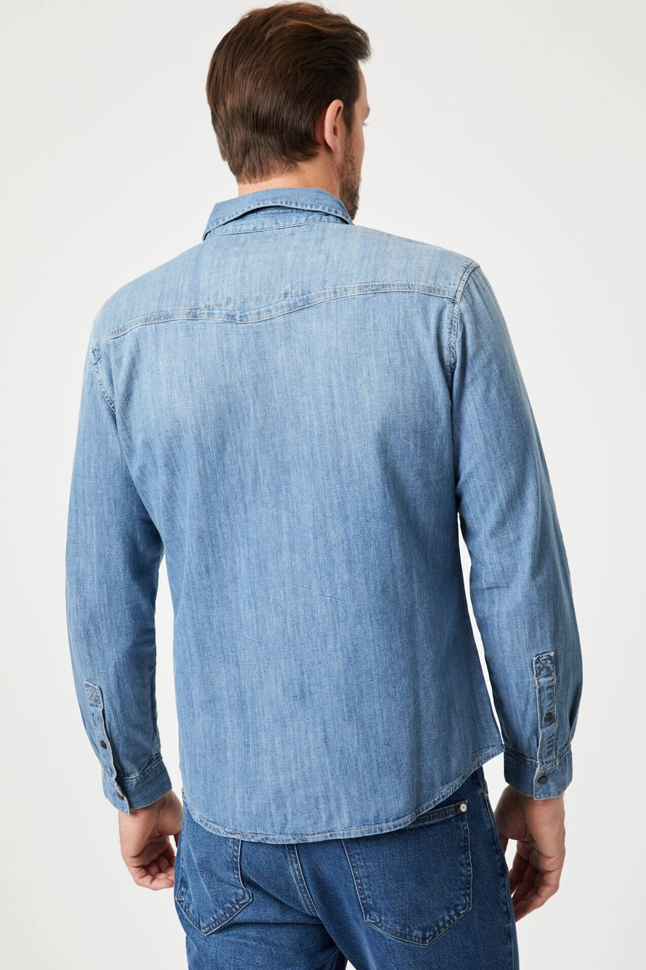 Mavi Jeans Rio Denim Shirt in Lt camo vintage