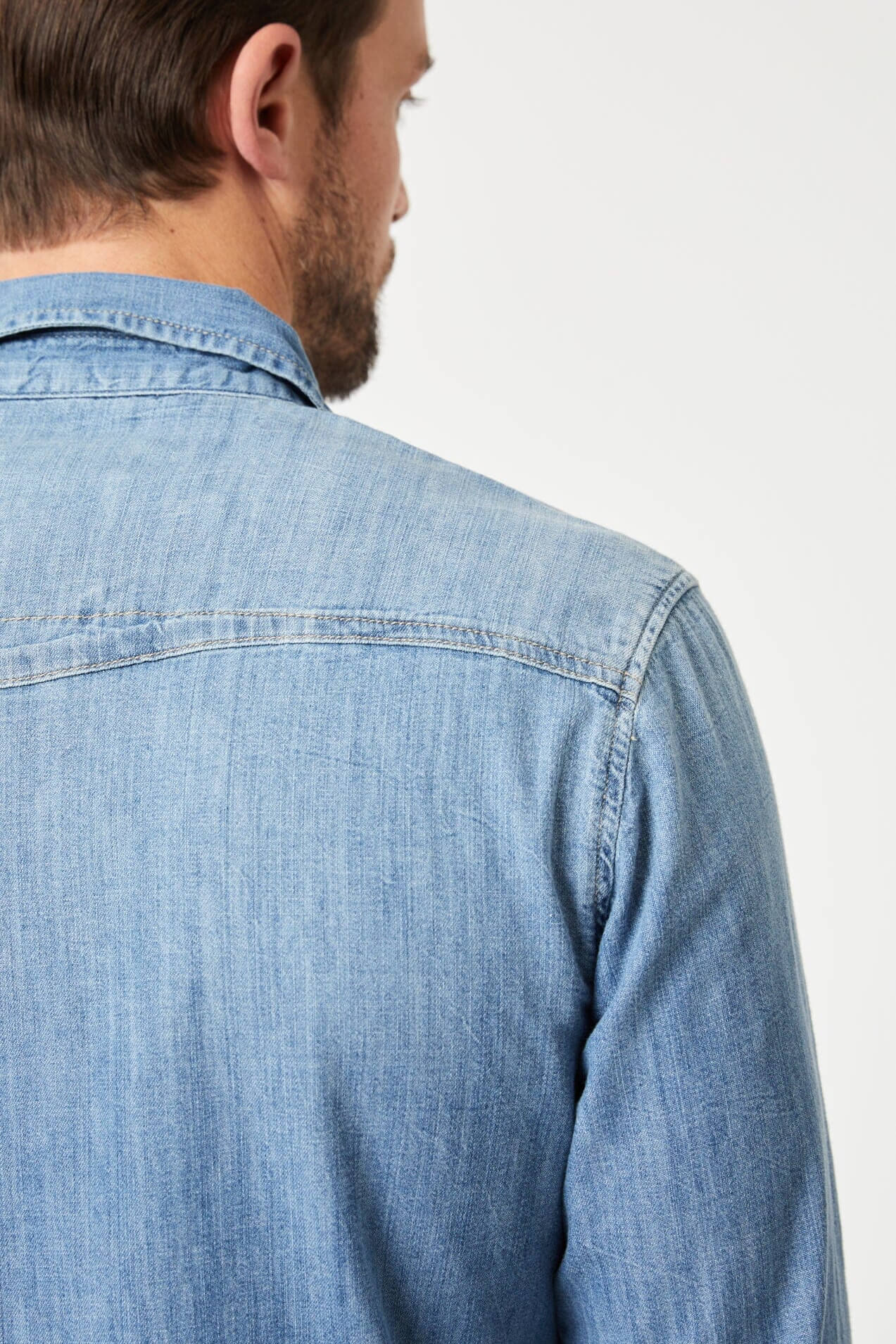 Mavi Jeans Rio Denim Shirt in Lt camo vintage