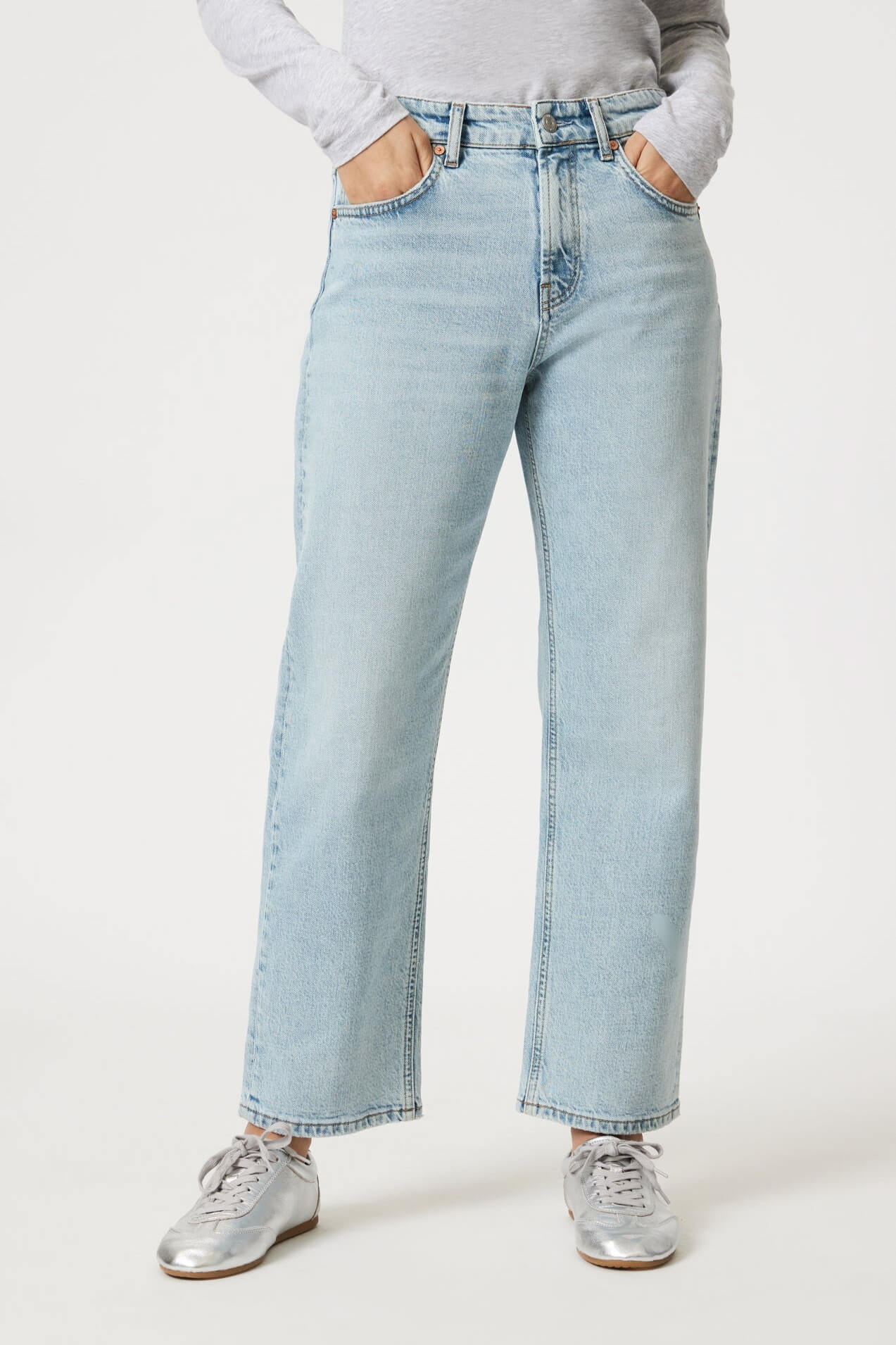 Mavi Jeans Savanah straight leg in bleached classic blue