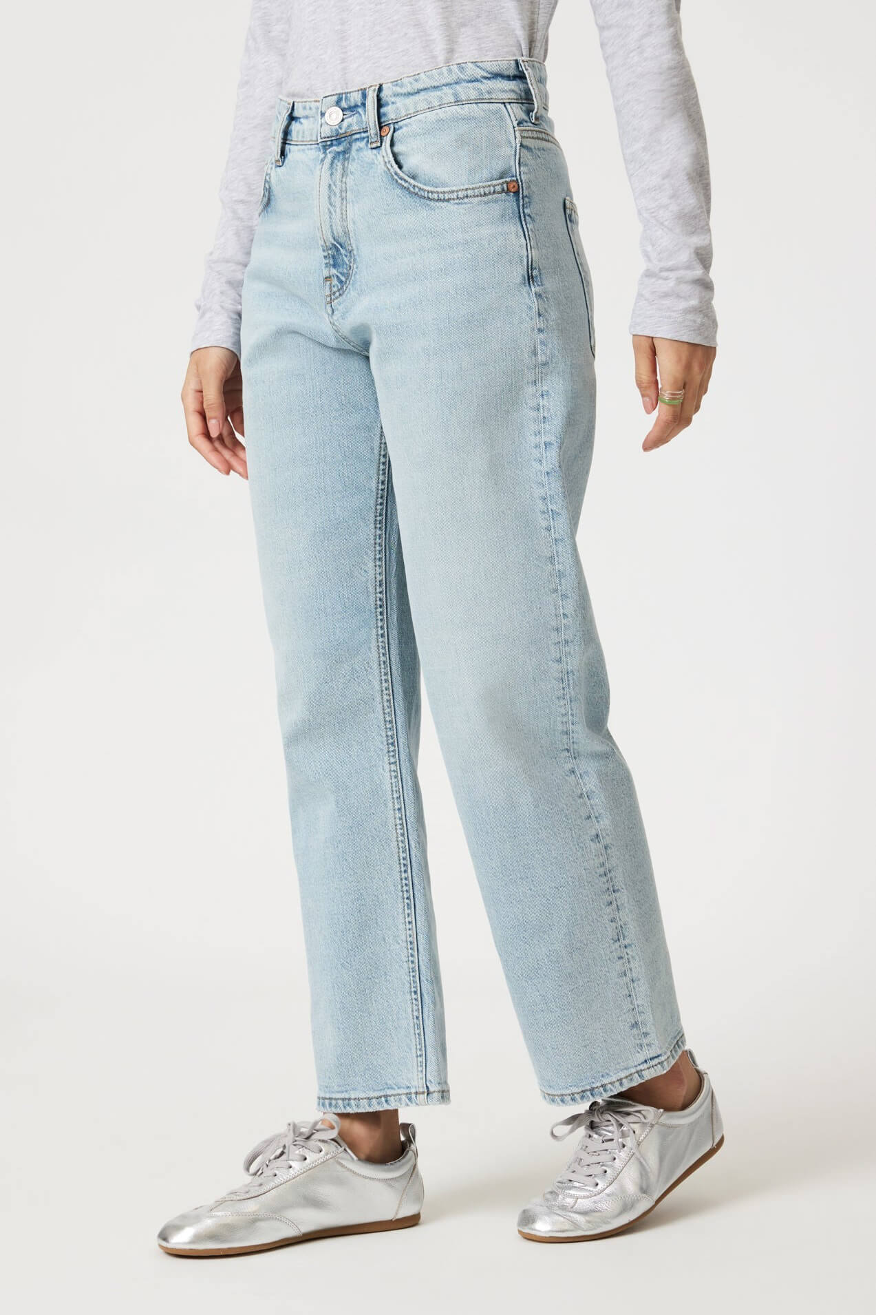 Mavi Jeans Savanah straight leg in bleached classic blue