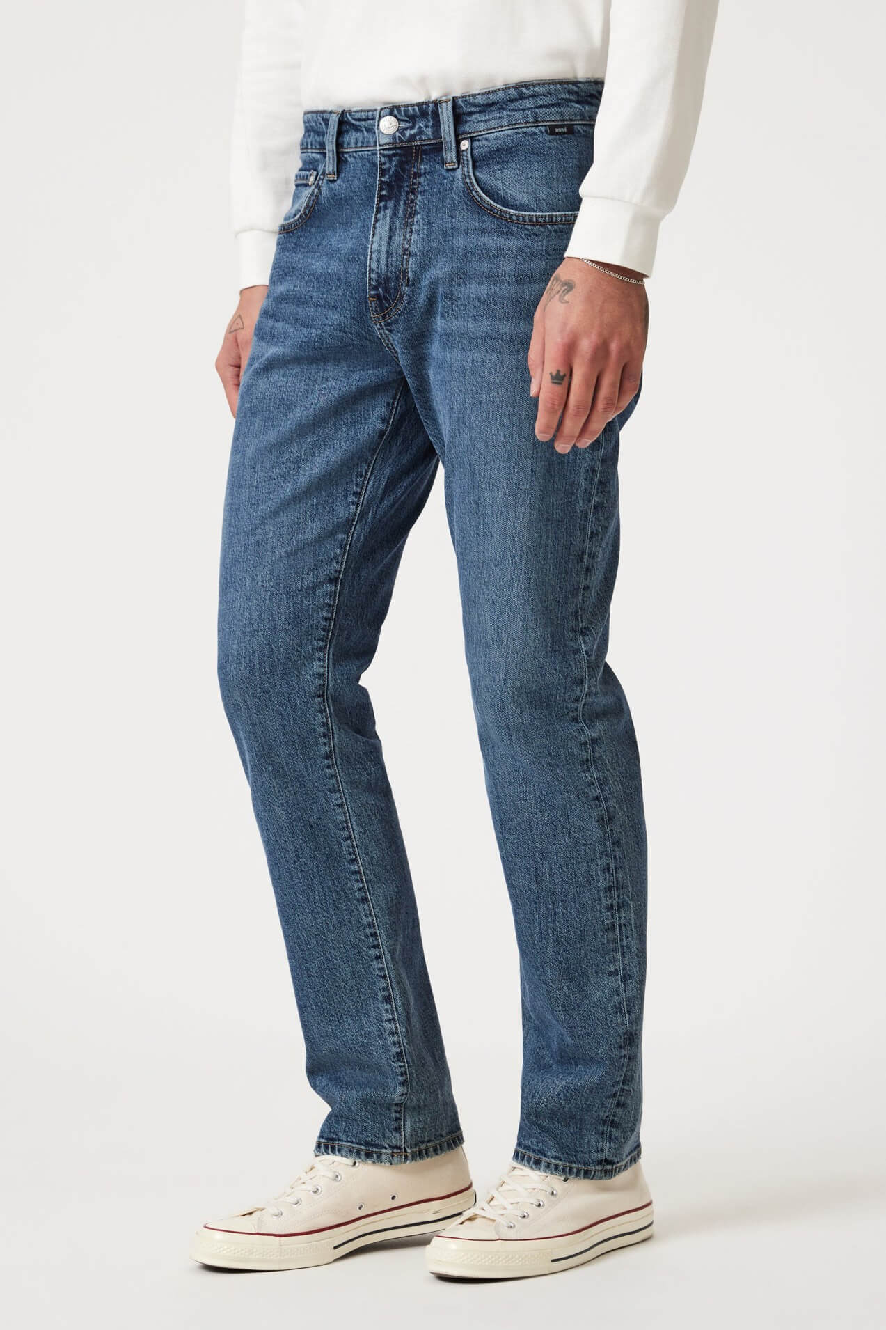 Mavi Jeans Zach straight leg in dark fade classic blue