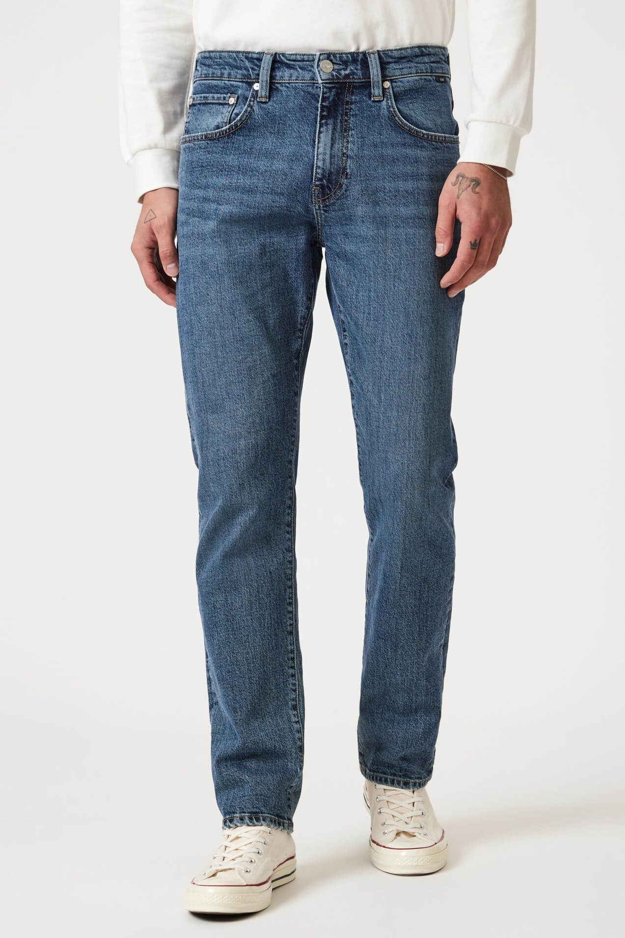 Mavi Jeans Zach straight leg in dark fade classic blue