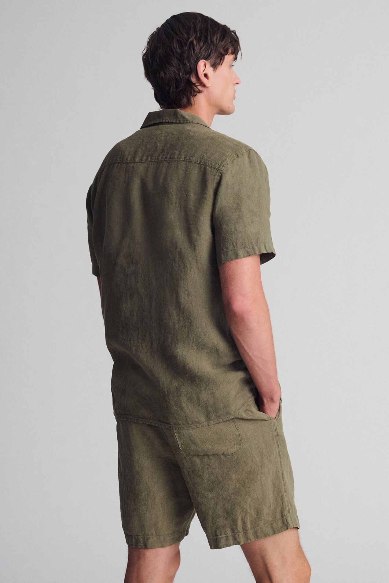 Mavi linen pocket shorts in kalamata