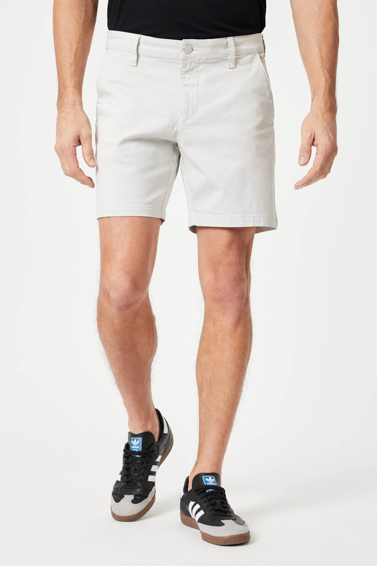 Mavi Jeans nate shorts in oyster mushroom twill