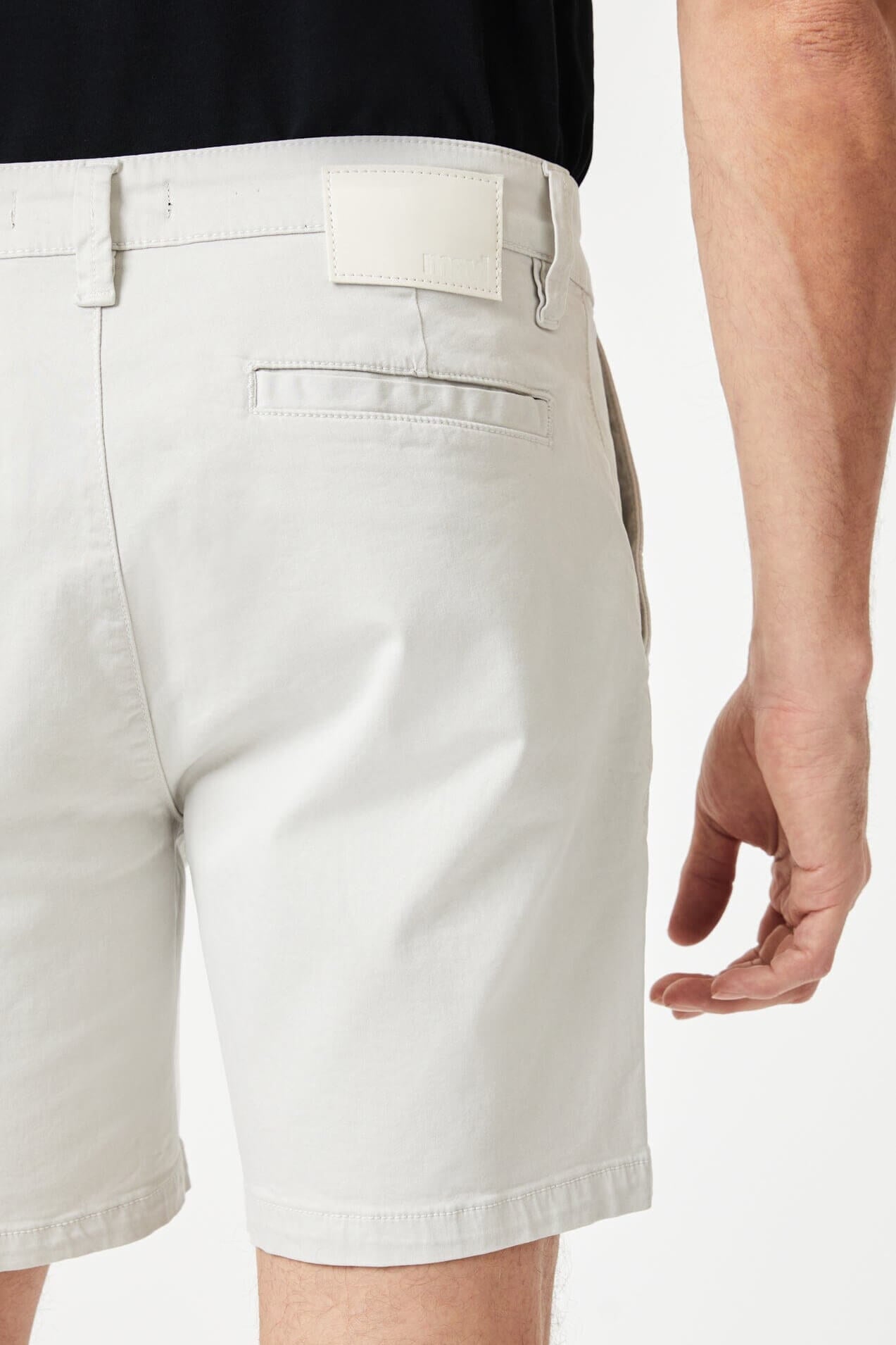 Mavi Jeans nate shorts in oyster mushroom twill