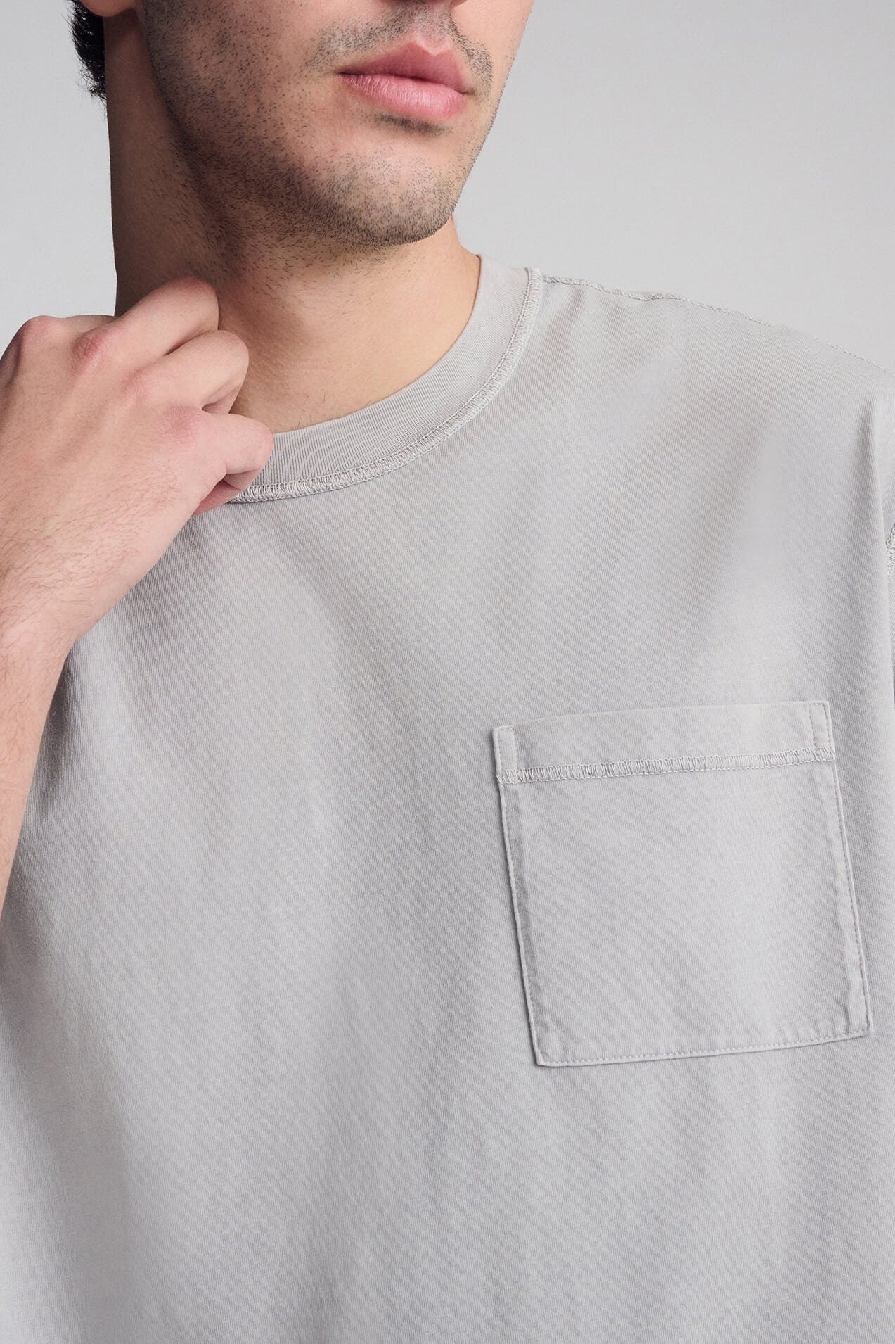 Mavi Jeans Pocket Tee in Griffin