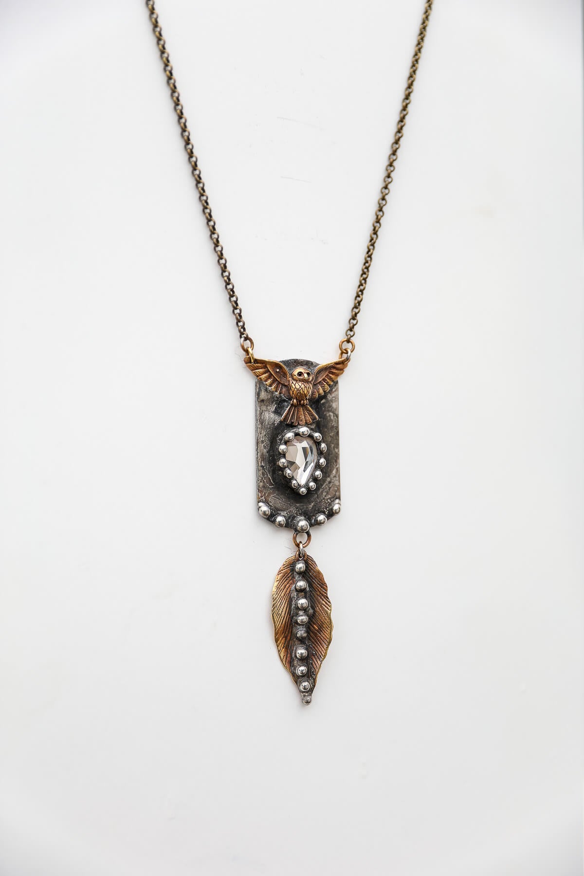 mikal winn owl necklace