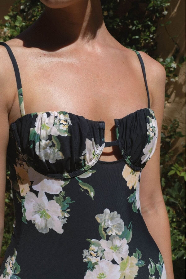 Petal Long Slip Dress