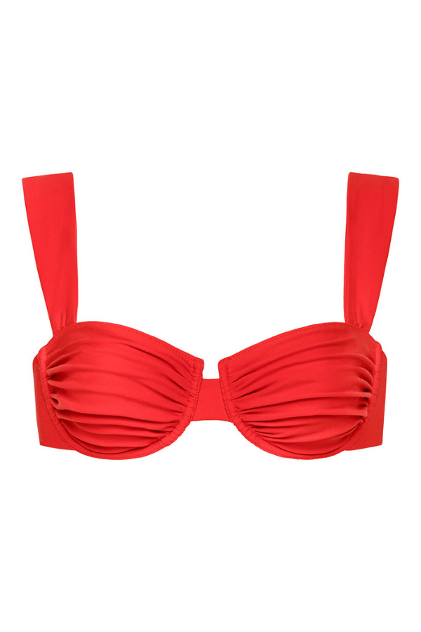 Montce Swim Bella Top in cherry