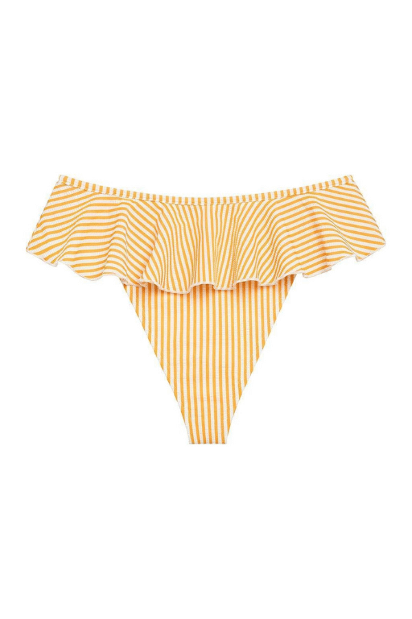 Montce swim tamarindo bottom in canary stripe