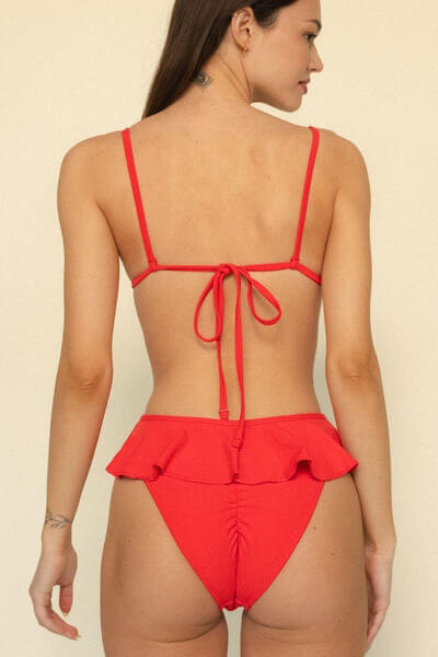 Montce Swim Tamarindo bottom in cherry