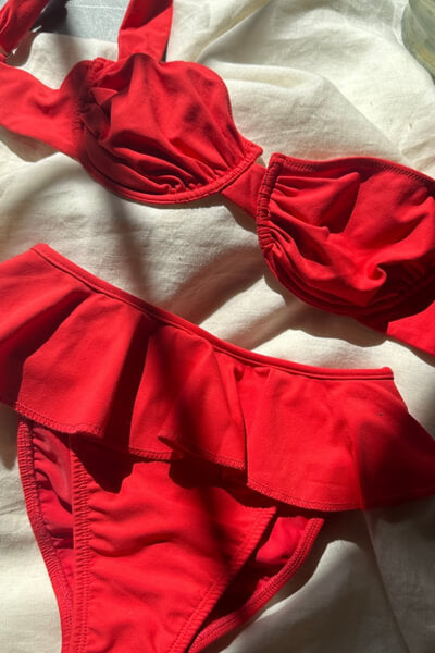 Montce Swim Tamarindo bottom in cherry