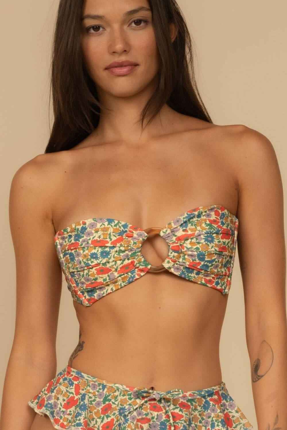 Tori Bandeau Bikini Top