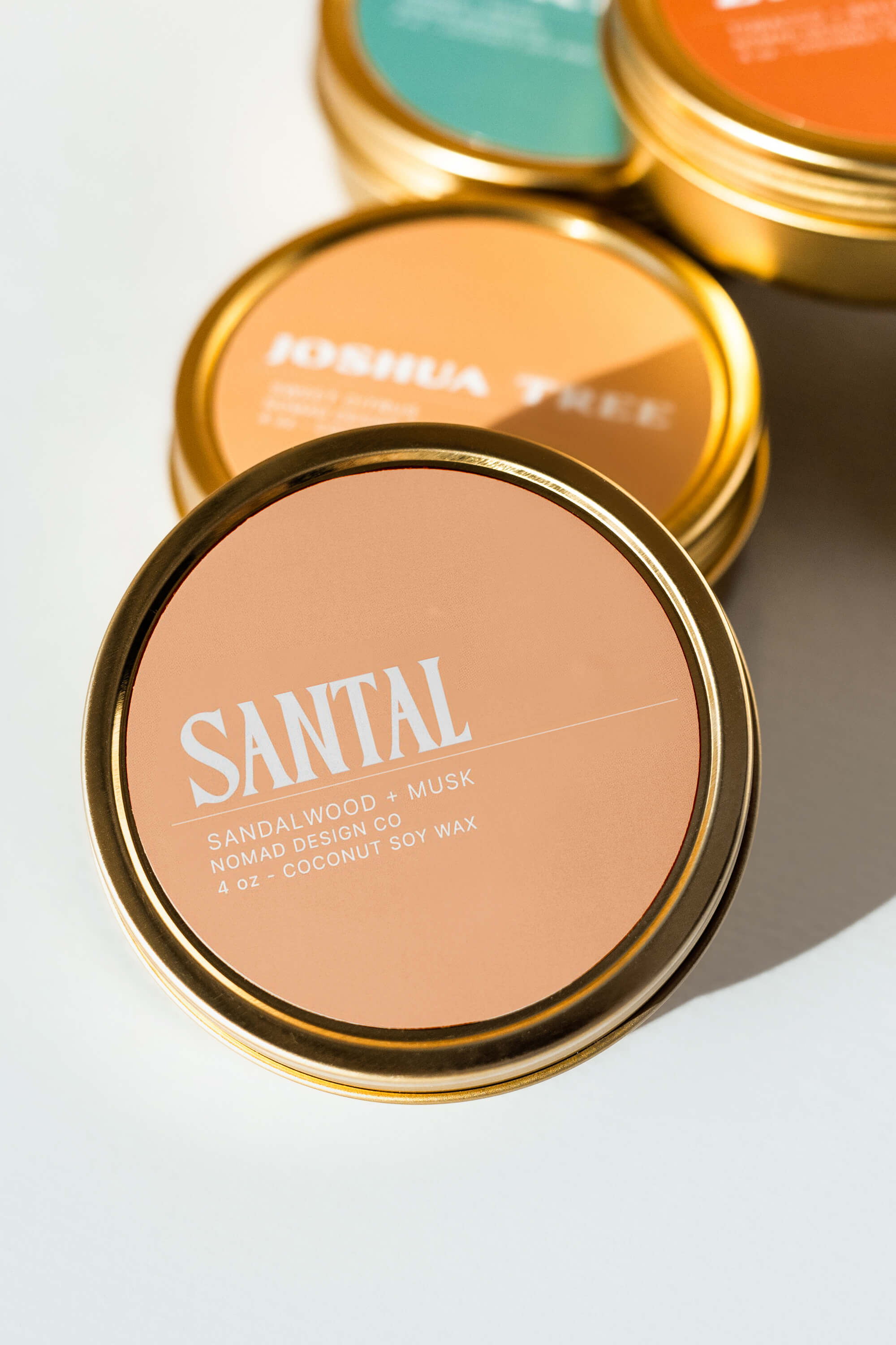Nomad Design Co Santal Travel Tin Candle