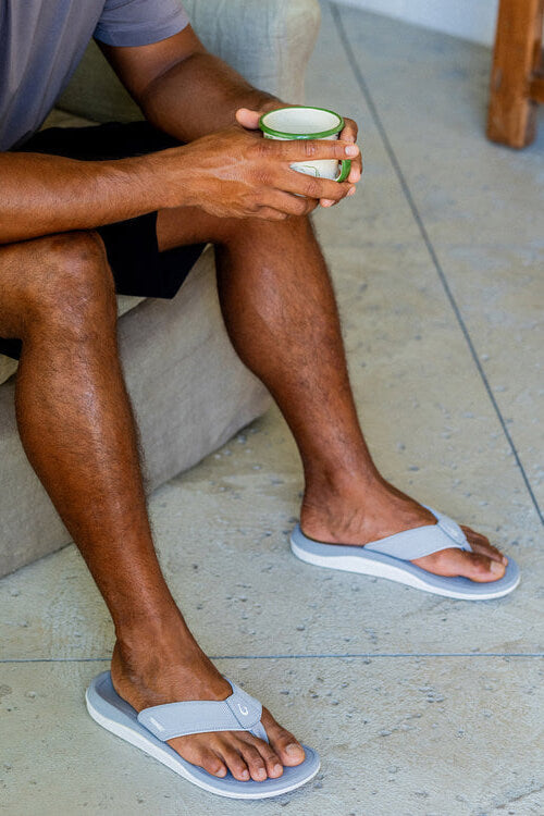 OluKai Ahi Kai Beach Sandal in ash