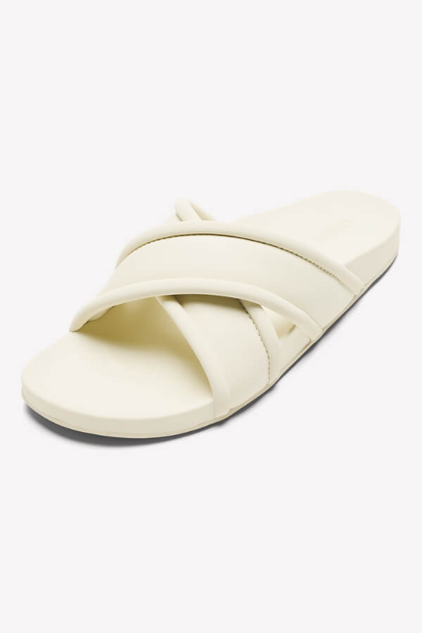 OluKai Ani Sandal in white sand