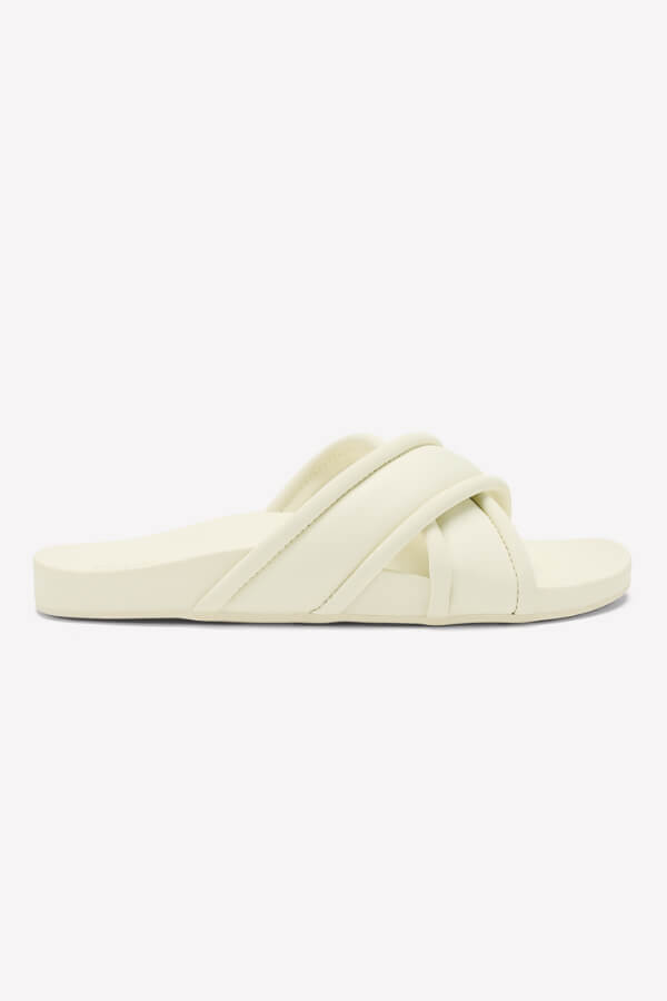 OluKai Ani Sandal in white sand