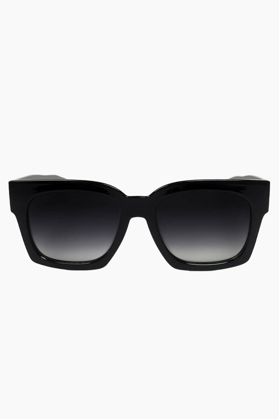 Otra eyewear alba sunglasses in black with smoke lenses