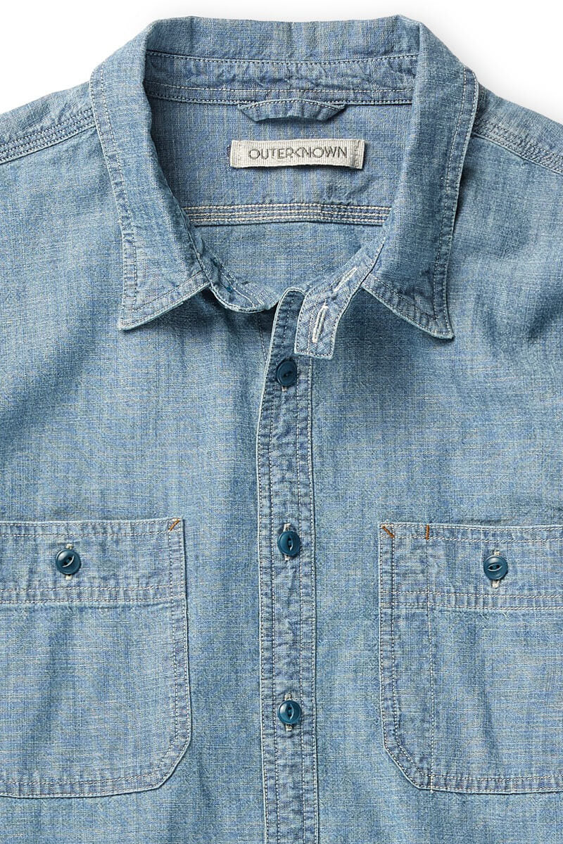 Outerknown chambray utility shirt